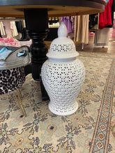 Load image into Gallery viewer, Huge White Textured Ginger Vase
