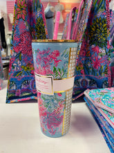 Load image into Gallery viewer, Lilly Pulitzer Tumbler With Straw
