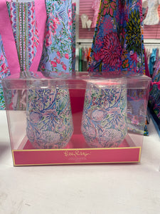 Lilly Wine Glass Set