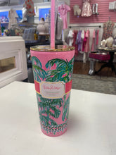 Load image into Gallery viewer, Lilly Pulitzer Tumbler With Straw
