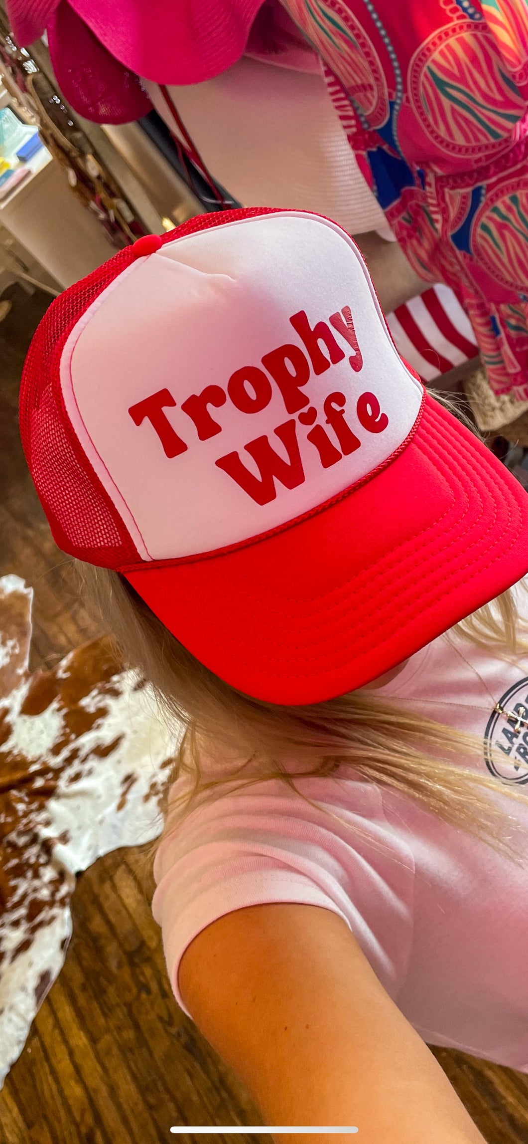 Trophy Wife Trucker Hat