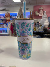 Load image into Gallery viewer, Lilly Pulitzer Tumbler With Straw
