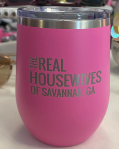 Real Housewives wine tumbler