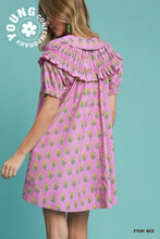 Load image into Gallery viewer, Ruffled Floral Mini Dress

