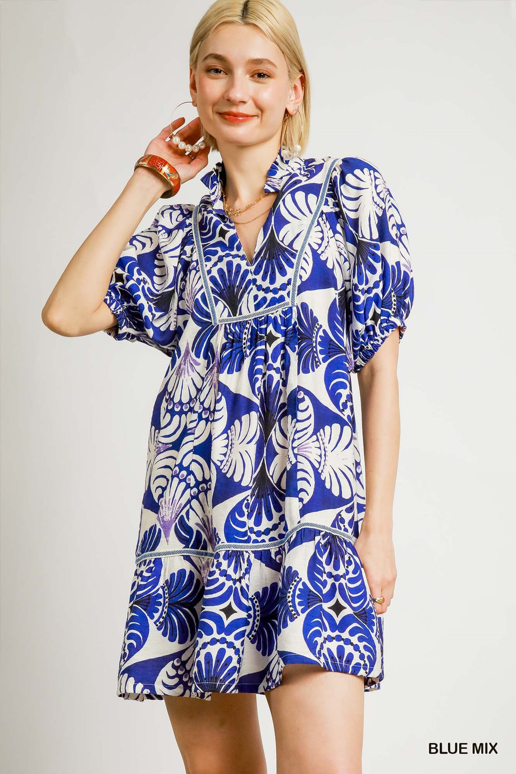 Tropical Breeze Babydoll Dress