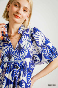 Tropical Breeze Babydoll Dress