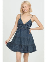 Load image into Gallery viewer, V Neck Open Back Sundress
