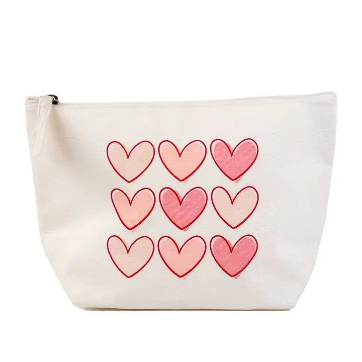 Heart Cosmetic bag/Clutch