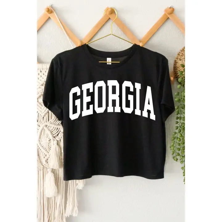 Georgia Graphic Crop Top
