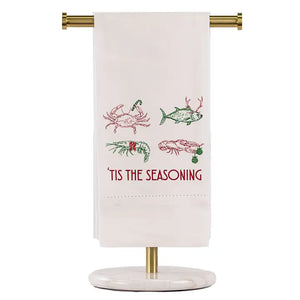 Tis The Seasoning Hemstitch Hand Towel