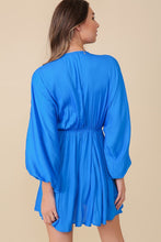 Load image into Gallery viewer, V Neck Satin Dress
