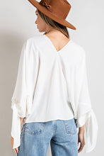 Load image into Gallery viewer, V Neck Satin Blouse
