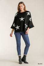 Load image into Gallery viewer, Star Pattern 3/4 Sweater
