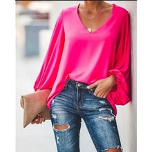 Load image into Gallery viewer, Love Lantern V Neck Blouse
